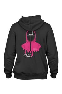 Bubus Squid Game Dizi Logo Netflix Kapüşonlu Hoodie Sweatshirt