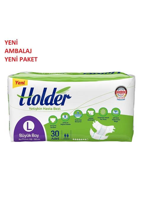 Holder Belbantlı Hasta Bezi Large ( Büyük Boy ) 30 Adet