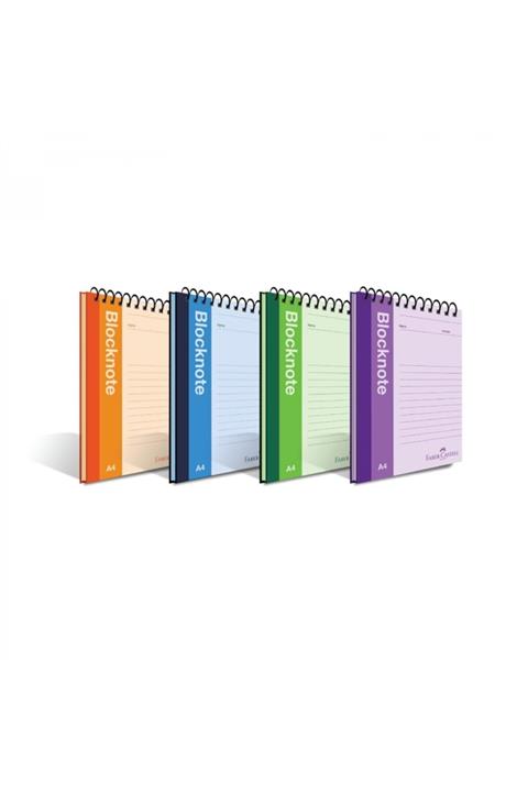 Faber Castell Faber-castell Mor Kapak A5 80 Yaprak Çizgisiz Blocknote