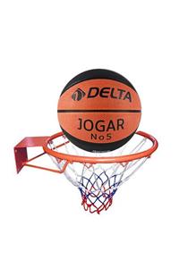 Delta Basketbol Çemberi No5 Jogar Basketbol Topu Basketbol Filesi Üçlü Set