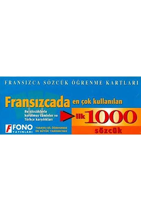 Fono Yayınları Fransızcada İlk 1000 Sözcük Kartları - Kolektif