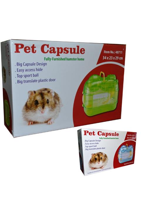 Durbuldum Pet Capsule Akrilik Hamster Kafesi