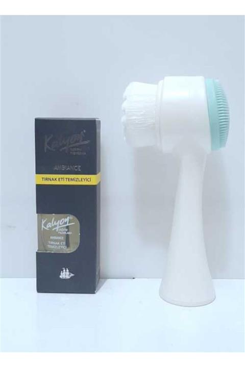 Kalyon Tırnak Eti Temizleyici + Gold Beauty Yüz Temizleme Fırçası