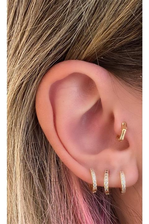 Markiz Takı 316l Cerrahi Çelik Gold Tragus Piercing 6 Mm