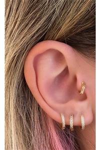 Markiz Takı 316l Cerrahi Çelik Gold Tragus Piercing 6 Mm