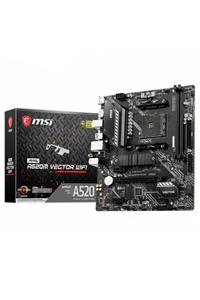 MSI Mag A520m Vector Wıfı Ddr4 M2 Pcıe Nvme Hdmı Dp Pcıe 16x V3.0 Am4 Matx