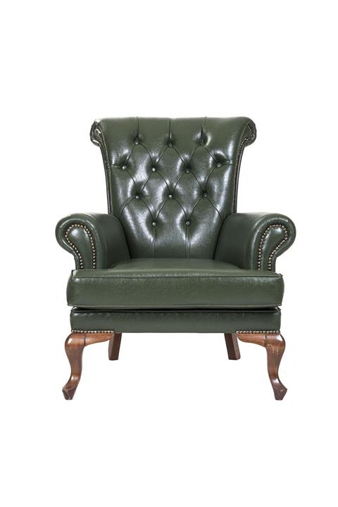 3A Mobilya Green Deri Berjer