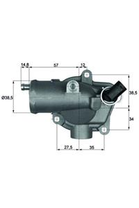 akmirza Termostat 92c M.benz Pkw Om613/648 W210/211/220 Tı 28 92