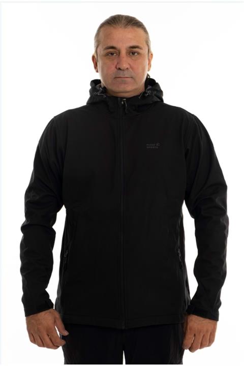 Maui Erkek Siyah Softshell Sports Ceket