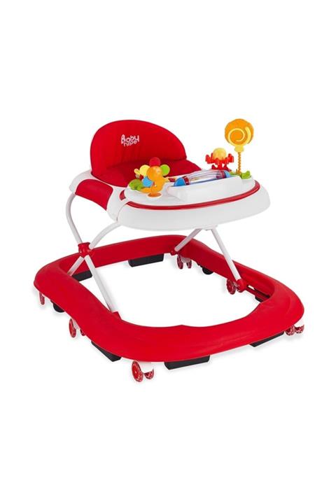 BabyHope Bebek Kırmızı Yürüteç