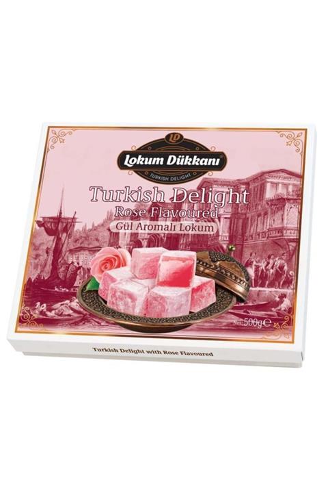 Lokum Dükkanı Güllü Lokum 500 Gr