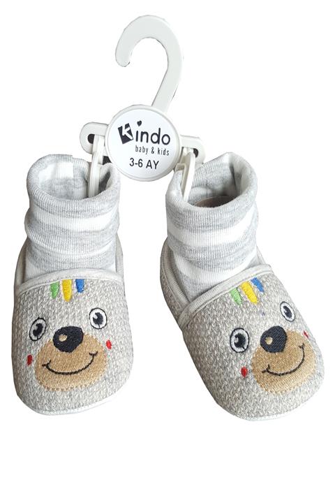Kindo Çoraplı Bebek Patiği Bebek Ayakkabısı