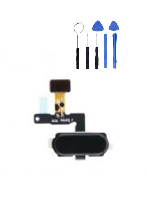 Tk Tech Samsung J8 J810 Home Tuş Bordu Siyah Tamir Seti Yanında !!!