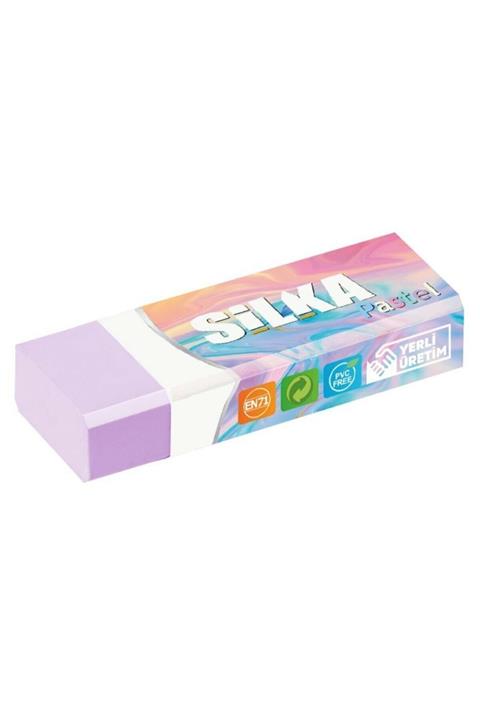 Silka Pastel Renkli Silgi ( 6 Adet )