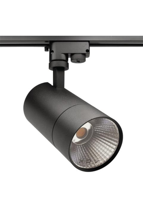 ACK 30w Led Ray Spot Cob 3000k Günışığı - Siyah Kasa
