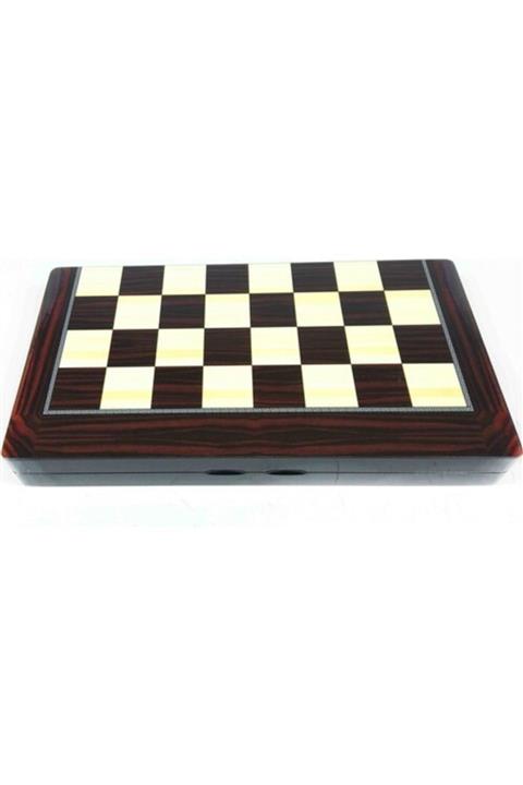 Yenigün Ahşap Satranç Tavla Dama Seti