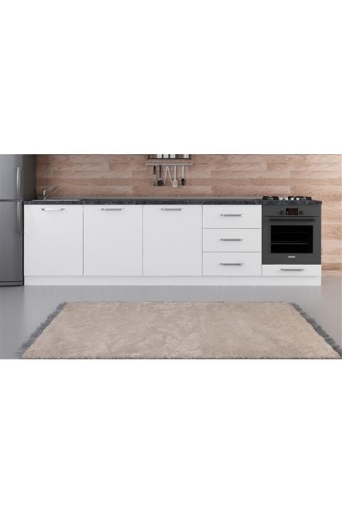 Minar 300 cm Mutfak Dolabı Beyaz 300-b10 Alt Modül