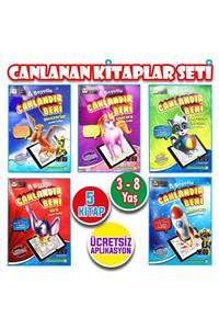 Artge 3 Boyutlu Canlanan Kitaplar Seti 5 Kitap 4d Boyama