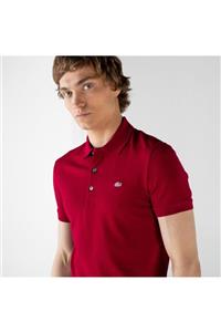 Lacoste Erkek Slim Fit Bordo Polo PH4014