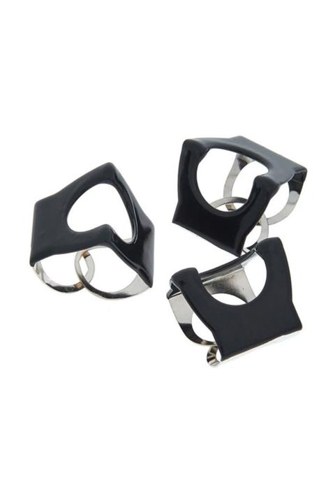 Tonal Pinch Clip  Zil Kıskacı - Siyah 3lü