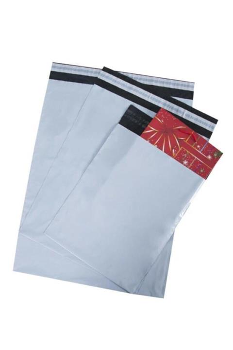 Skygo 100 Adet Baskısız Kargo Poşeti Cepsiz Gri 24 X 30 Cm-