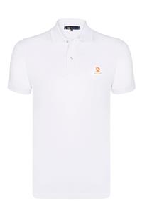 Giorgio Di Mare Erkek Beyaz Kısa Kollu Polo Yaka T-shirt