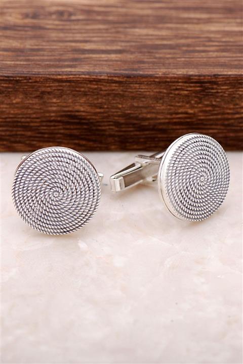 Sümer Telkari TELKARİ EL SARMASI GÜMÜŞ KOL DÜĞMESİ 13