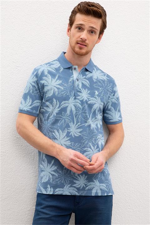 U.S. Polo Assn. Mavi Erkek T-Shirt