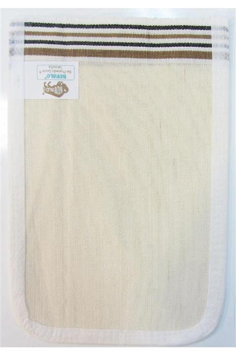 Peştemalcı Levent Krem Kalın El Dokuması Hamam Kesesi