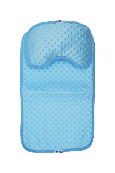 ÖZLEM BEBE Mavi Nohut Desenli Bebek Alt Açma