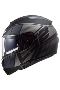 LS2 Vector Kripton Fiberglass Composite Kapalı Kask (mat Siyah-titanyum)