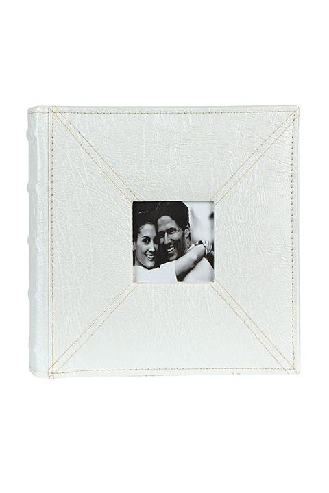 Birlik Fotoğrafçılık Beyaz Deri Fotoğraf Albümü (10X15CM) 46200a