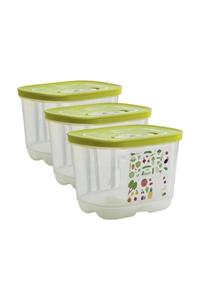 Tupperware Sera Buzdolabı Saklama Kabı Dikey 3 X 1.8 lt