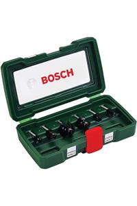 Bosch Freze Ucu Seti, Yeşil, 6 Adet