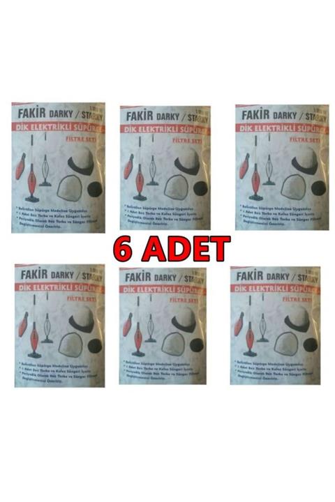 Fakir Darky Elektirikli Süpürge Toz Torbası 6 Adet