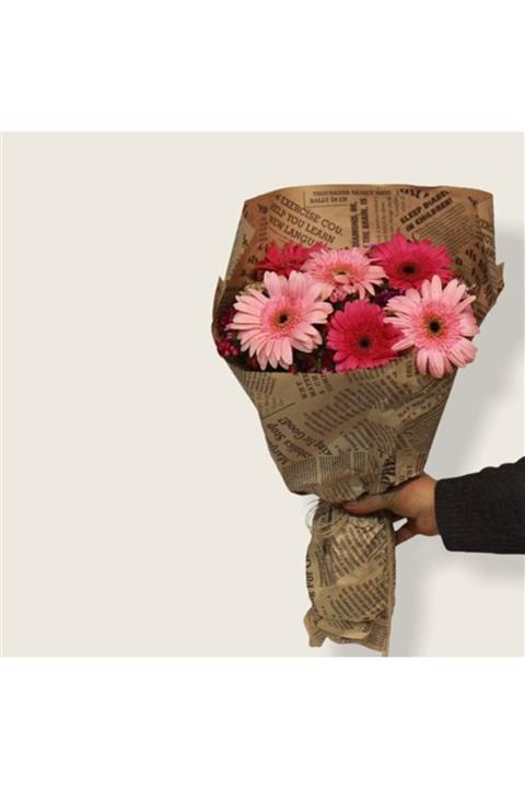 Çiçek Yolla Pembe Fuşya Gerbera Serisi