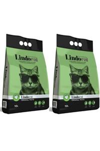 Lindo Cat Lindocat Kokusuz Bentonit Topaklanan Ince Taneli Kedi Kumu 10 Lt 2 Adet (17,2 Kg)