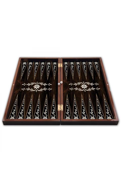 Revello Ahşap Tavla Seti Ahşap Pullu