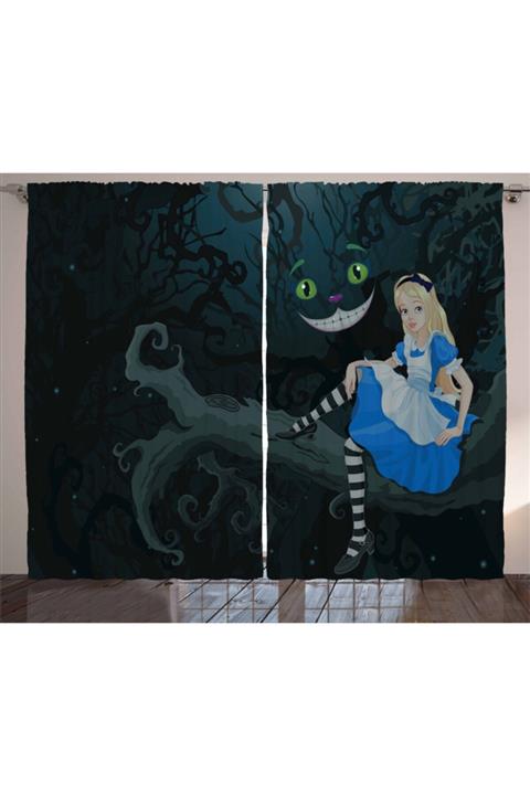 Orange Venue Masalsı Perde Çocuksu Orman Temalı