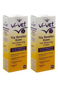 Vivet Tüy Sarartıcı Krem 70ml + 35 ml X 2 Adet