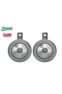 FESAN Fiamm 930067 Didit Korna Takımı 12 Volt Üniversal Orijinal Çift Fişli Uyumlu