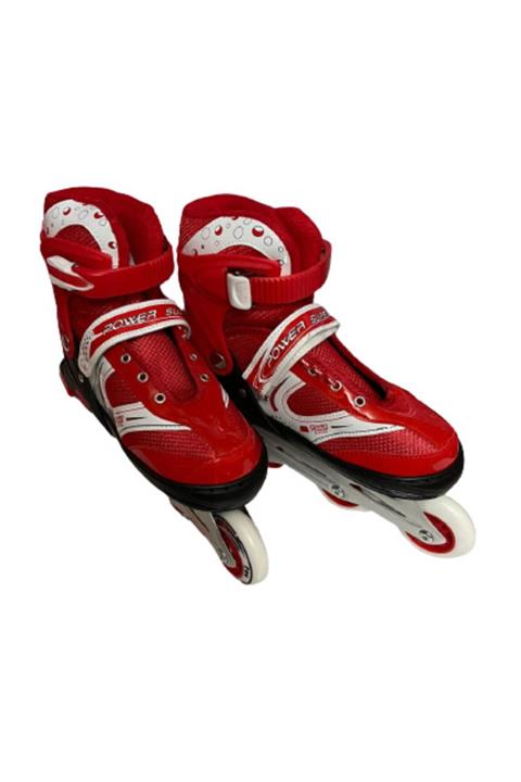 Canba 39-42 Işıklı Ayarlanabilir Paten Kırmızı