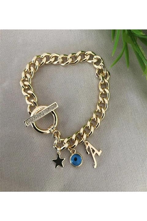 AychaAksesuar A Harfli  Bileklik