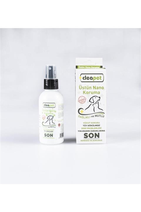 Cleapet Kedi Sağlık Paketi 1 Kutu Havlu +1 Adet Nano Sprey 150 ml