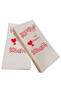 Soft Kağıt Sevgililer Günü Özel Peçete 15'li Paket