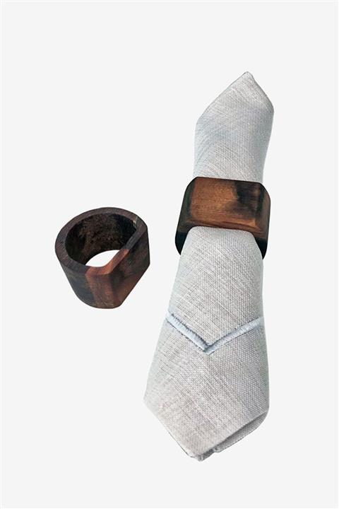 did homeware Aethra Masif Ahşap Peçete Yüzüğü 2’li Set