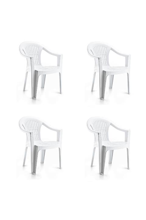 Holiday Nova Bahar 4'lü Bahçe Koltuğu | Beyaz