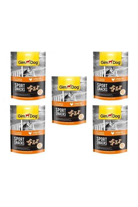 Gimdog Sportsnacks Tavuk L-carnitinli Şekersiz Tahılsız Köpek Ödül Tableti 150 Gr (5 Adet)