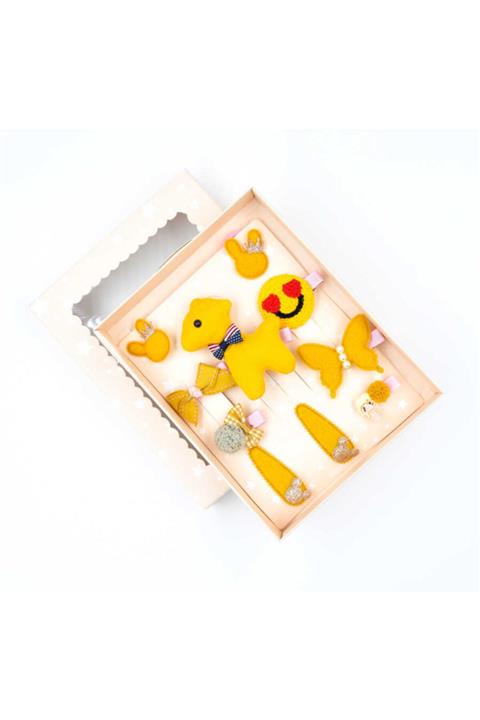 Le Mabelle Hardal Köpekli Kutulu 10'lu Toka Set