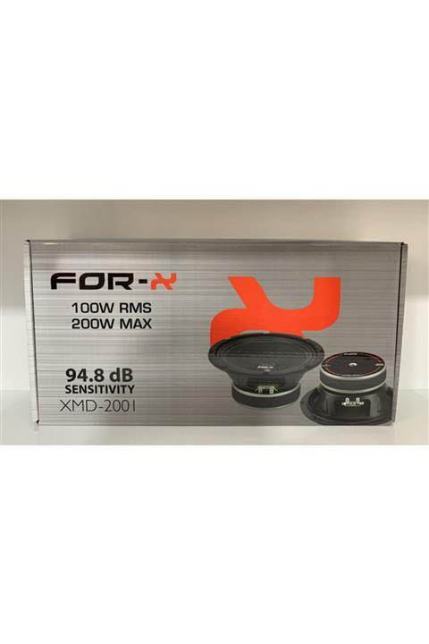 ForX Xmd-2001 200watt 100rms 20 Cm Profesyonel Midrange 1 Takım 2 Adet